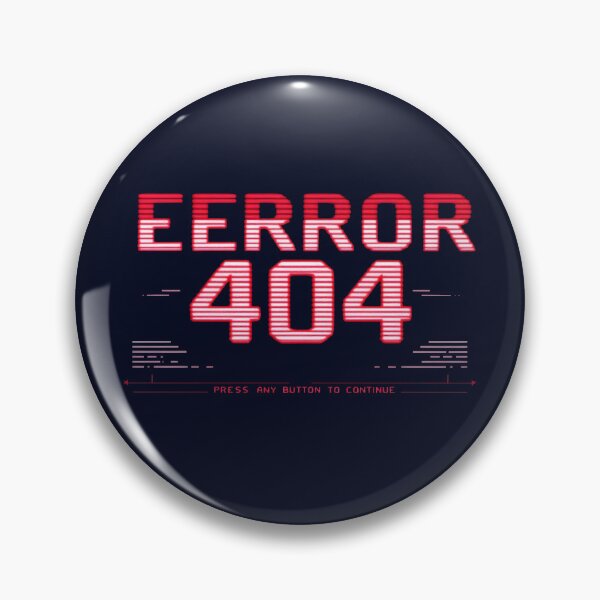 Item preview, Error 404: Retro Error Message designed and sold by Jollys-ArtShop.