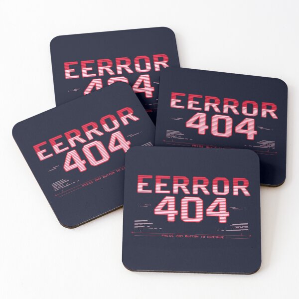Item preview, Error 404: Retro Error Message designed and sold by Jollys-ArtShop.