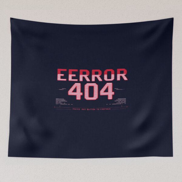Item preview, Error 404: Retro Error Message designed and sold by Jollys-ArtShop.