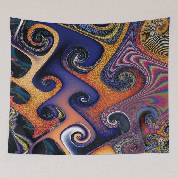 Item preview, Fractal Whirlwind designed and sold by bloorose.