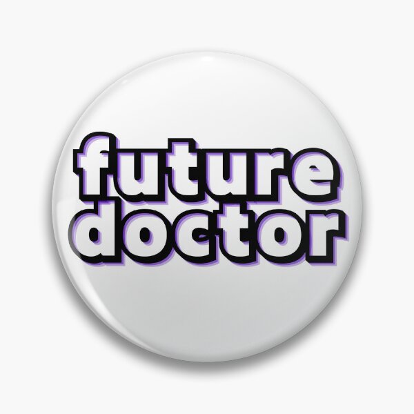 Item preview, future doctor - black and purple designed and sold by scholar stickers.