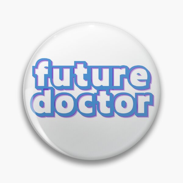 Item preview, future doctor - blue and purple designed and sold by scholar stickers.