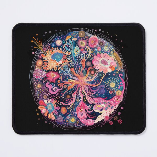 Item preview, Animal Cell Biology Pattern - Textured Science Artwork designed and sold by zax454.