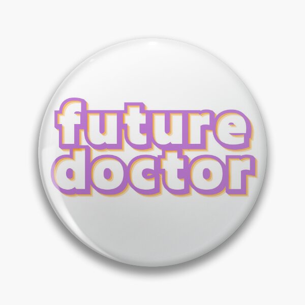 Item preview, future doctor - purple and orange designed and sold by scholar stickers.