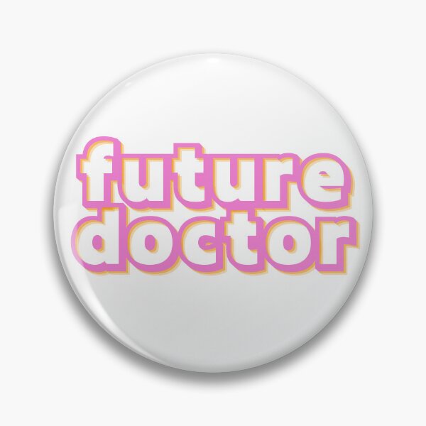 Item preview, future doctor - pink and orange designed and sold by scholar stickers.