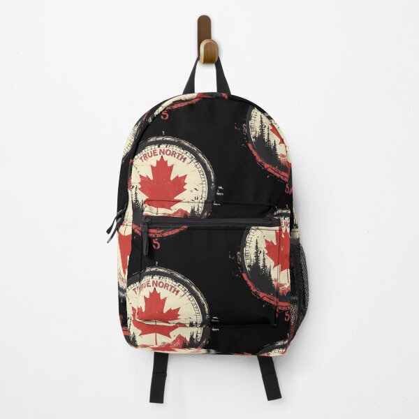 Item preview, True North Compass | O Canada (Black) designed and sold by Print-opia.