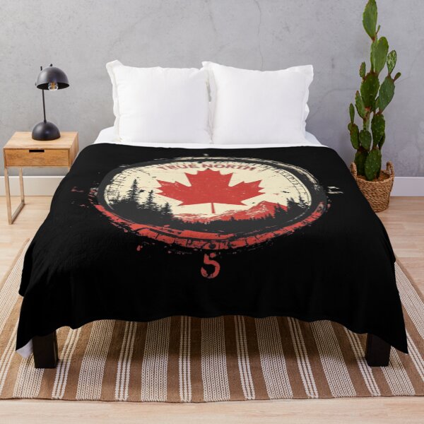 Item preview, True North Compass | O Canada (Black) designed and sold by Print-opia.