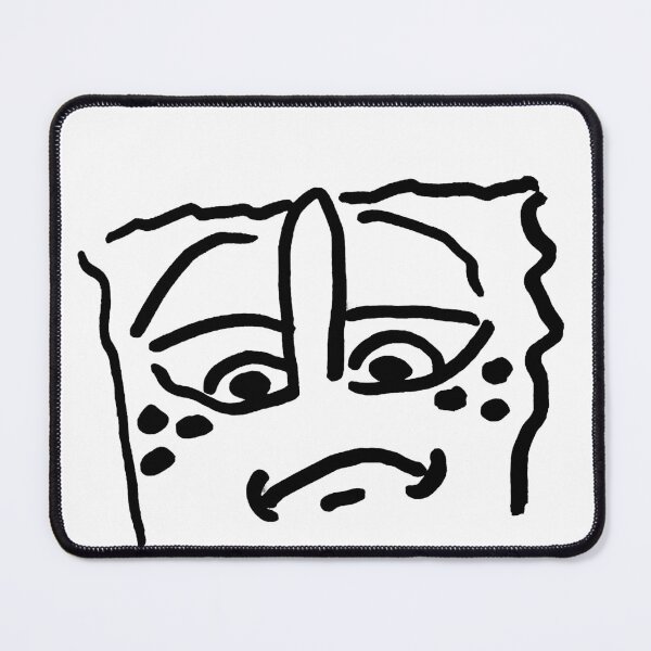 Item preview, spongebob looking down designed and sold by B3arly.