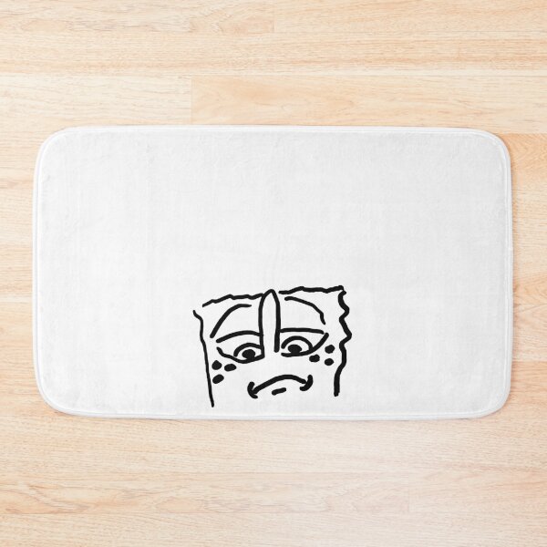 Item preview, spongebob looking down designed and sold by B3arly.