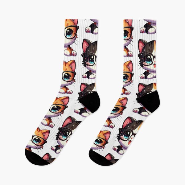 Item preview, Cute Cat With Sunglasses Print designed and sold by Fashioninja.