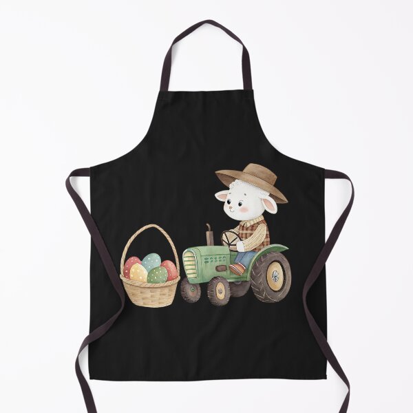 Item preview, A0676 Easter Tractor Journey Easter Tractor Journey, Easter tractor clipart, spring holiday illustrations, cute bunny driving tractor, festive designed and sold by angieart68.