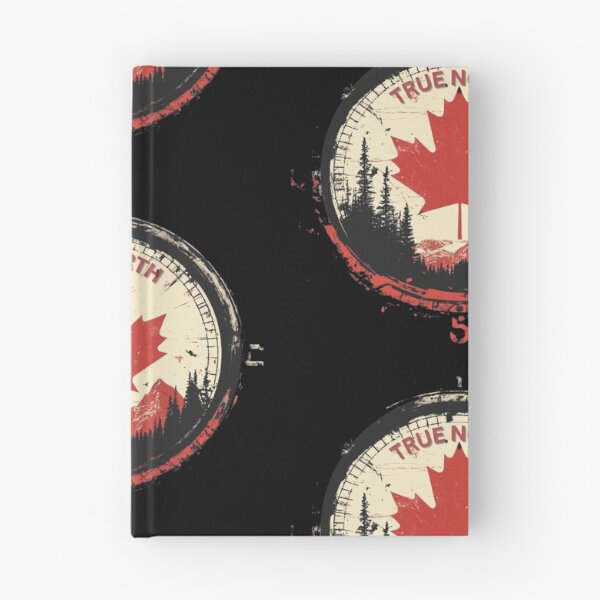 Item preview, Copy of True North Compass | O Canada (Black Pattern) designed and sold by Print-opia.