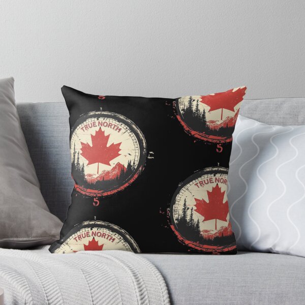 Item preview, Copy of True North Compass | O Canada (Black Pattern) designed and sold by Print-opia.
