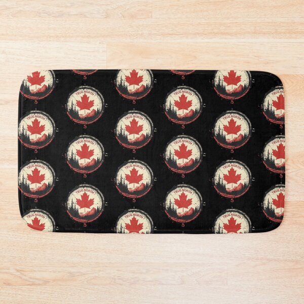 Item preview, Copy of True North Compass | O Canada (Black Pattern) designed and sold by Print-opia.