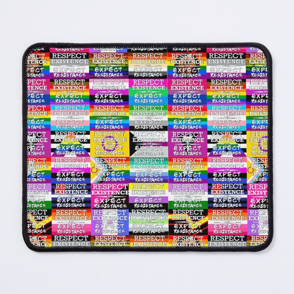 Item preview, Respect Existence or Expect Resistance, Bold Activism & Pride Statement Art designed and sold by aadventures.