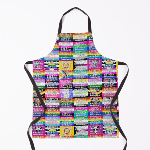 Item preview, Respect Existence or Expect Resistance, Bold Activism & Pride Statement Art designed and sold by aadventures.