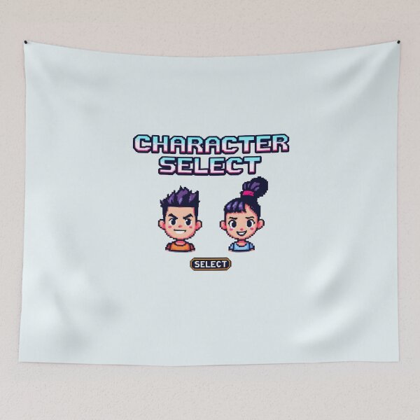 Item preview, Select Your Character: Character Select Screen designed and sold by Jollys-ArtShop.