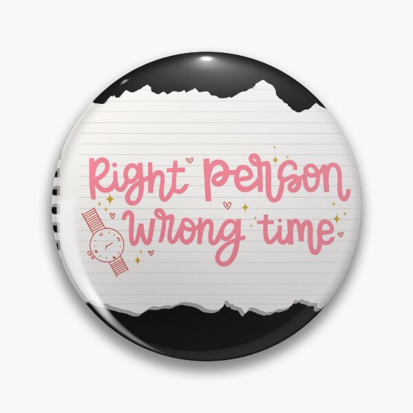 Item preview, Right Person Wrong Time Romance Trope designed and sold by CaitlinCherise.