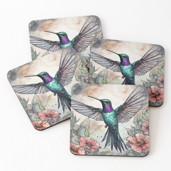Item preview, Hummingbird - WC & Ink 6 designed and sold by KBMediaArt.
