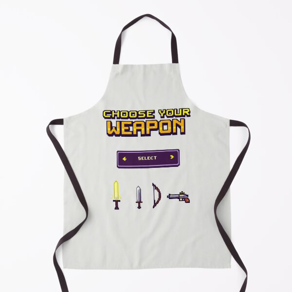 Item preview, Choose Your Weapon :Retro Gaming Screen designed and sold by Jollys-ArtShop.