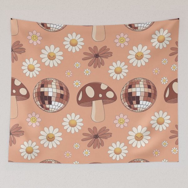 Item preview, Groovy Mushroom Disco designed and sold by Furbulous Faces.