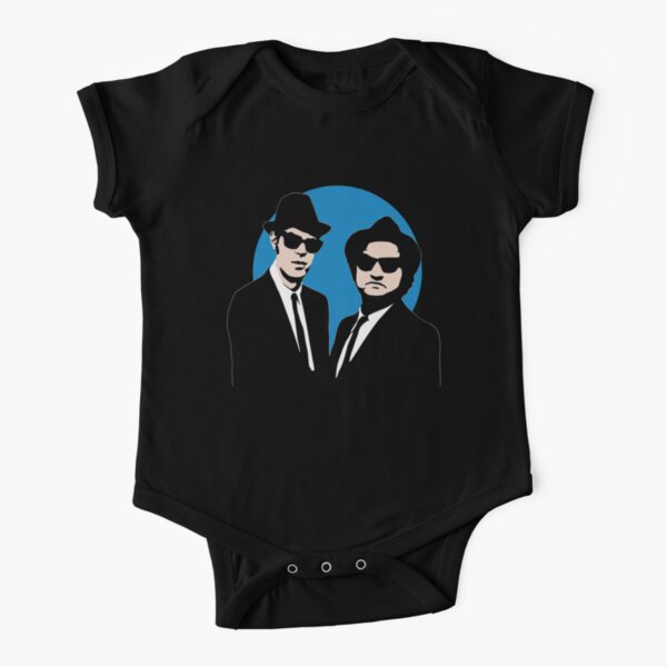 Blues Brothers Short Sleeve Baby One-Piece