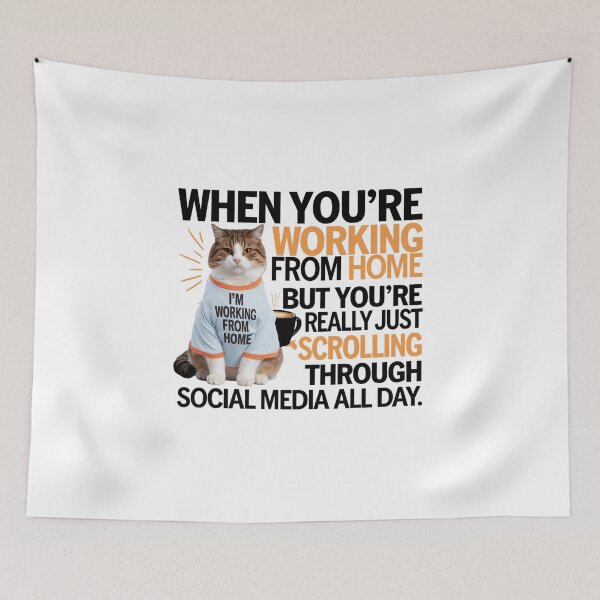 Item preview, When you're working from home designed and sold by trendspatterns.