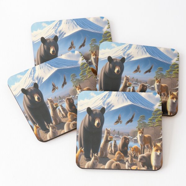 Item preview, Mt. Fuji & Animals designed and sold by MajesticPx.
