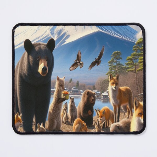 Item preview, Mt. Fuji & Animals designed and sold by MajesticPx.