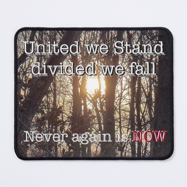 Item preview, United We Stand Divided We Fall – Inspirational Unity Quote designed and sold by aadventures.