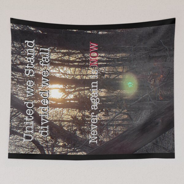 Item preview, United We Stand Divided We Fall – Inspirational Unity Quote  designed and sold by aadventures.