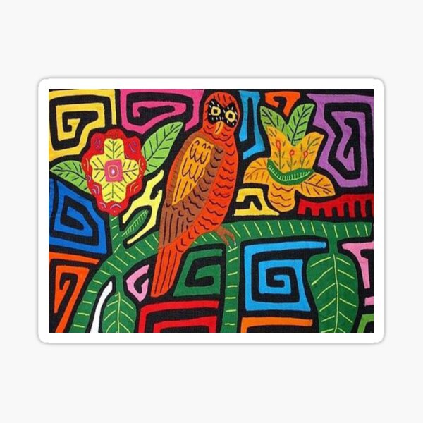 Vista previa del artículo con la obra «Mola de Panamá», diseñado y vendido por NJharris.