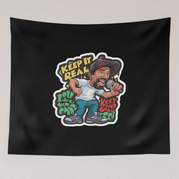 Item preview, DJ Scratch & Vinyl Hip Hop Turntable Art designed and sold by RadDeck.