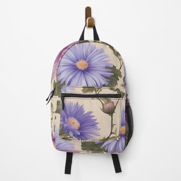 Item preview, Retro Flowers Aster & Morning Glory | Birthday Gift for Mom & Her, Vintage Floral Aesthetic | New Home Decor & Room Design, Gift for Girls, Grandma, Aesthetic Flowers Home Interior designed and sold by Noe Mill.