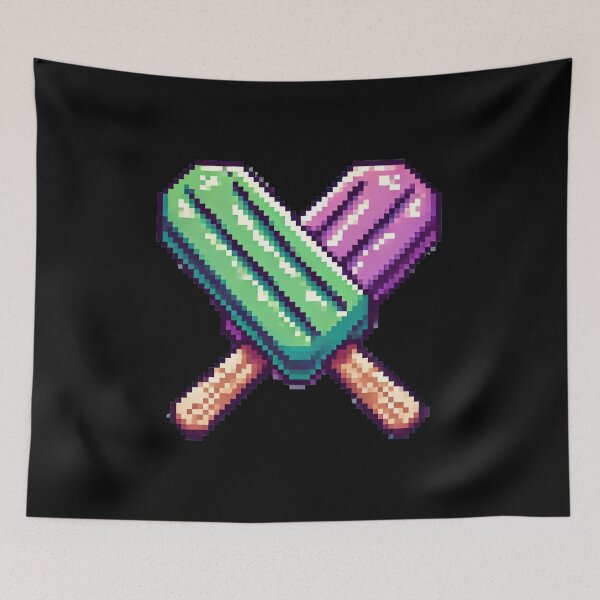 Item preview, Just Green&Purple Ice Cream Bars designed and sold by Fontible.