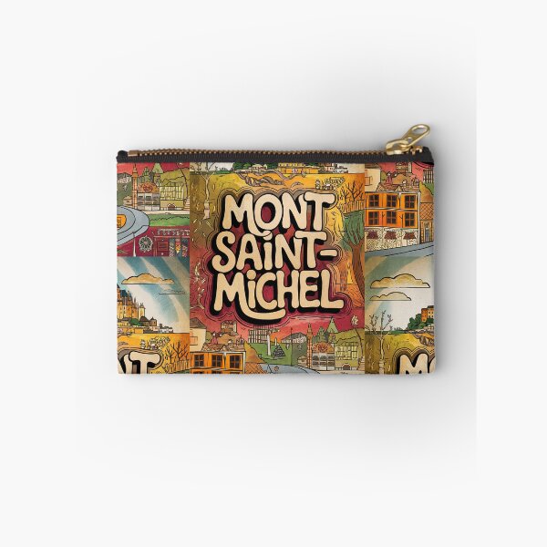 Item preview, Mont Saint-Michel City of France Whimsical Retro Doodle Art designed and sold by Witty Shirts.