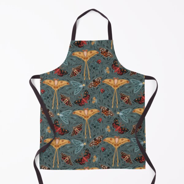 Item preview, Flight of Moths Teal designed and sold by smoothfoxill.
