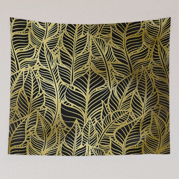 Item preview, Glamorous and Glitzy Art Deco (Faux) Gold Leaf Pattern designed and sold by DEC02.