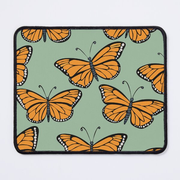Item preview, Elegant Monarch Butterfly Pattern in Vibrant Orange Tones – Butterlies Home Decor Design designed and sold by Teemaniac.
