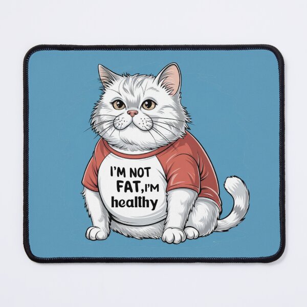 Item preview, I'm not fat I'm healthy designed and sold by trendspatterns.
