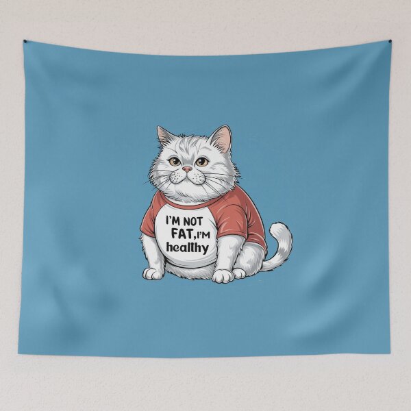 Item preview, I'm not fat I'm healthy designed and sold by trendspatterns.