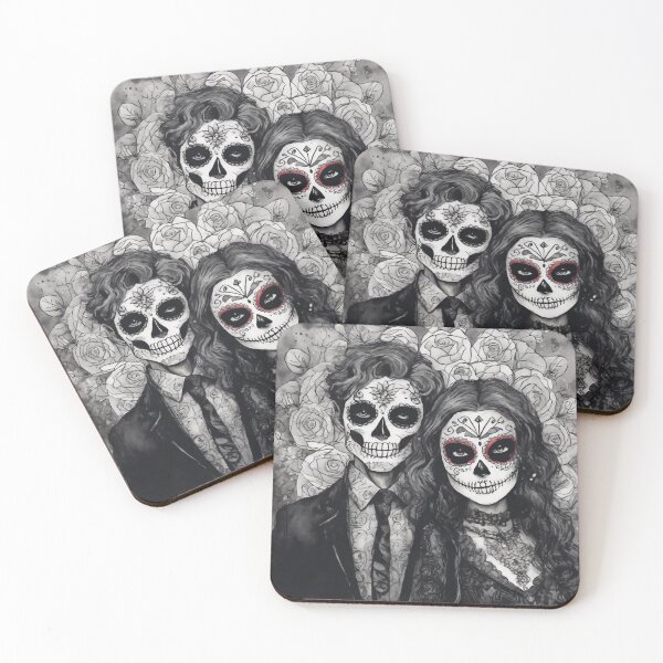 Item preview, Day of the Dead / Dia De Los Muertos - WC & Ink 4 designed and sold by KBMediaArt.