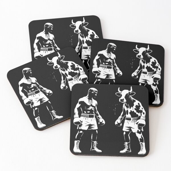 Item preview, Man Vs  Cow Boxing designed and sold by ghan19.