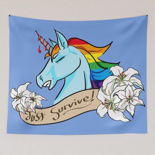 Item preview, Just Survive 2.0 (Pride) designed and sold by RhiannonAReed.