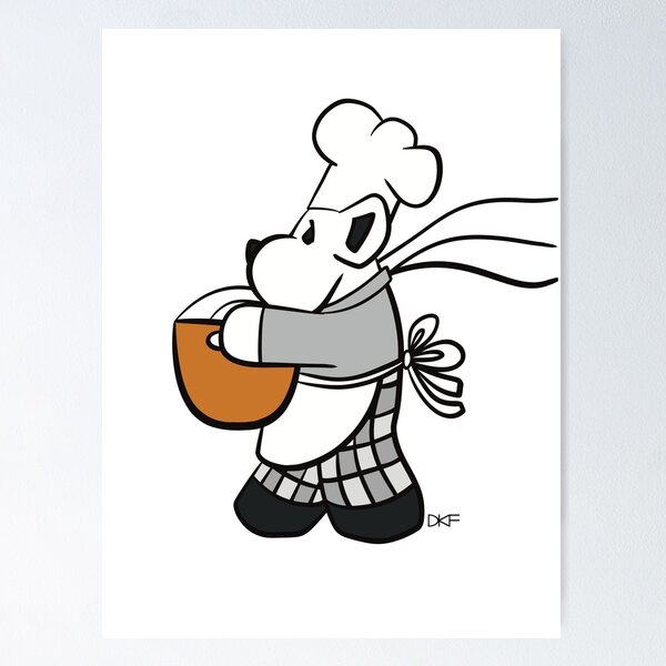 Item preview, Oso cocinero designed and sold by ArcaneBear.