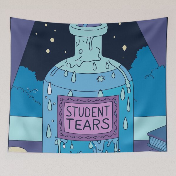 Item preview, Student Tears - Funny and Relatable Academic Humor designed and sold by pixelated_echoes.