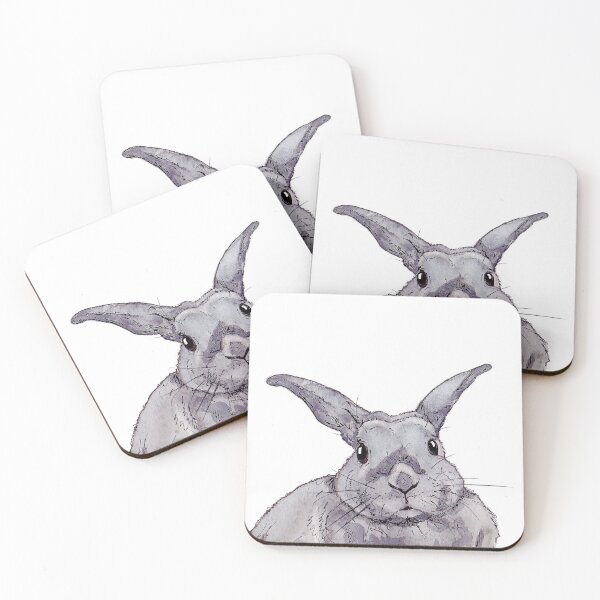 Item preview, Little Gray Bunny Rabbit designed and sold by inKseparable.