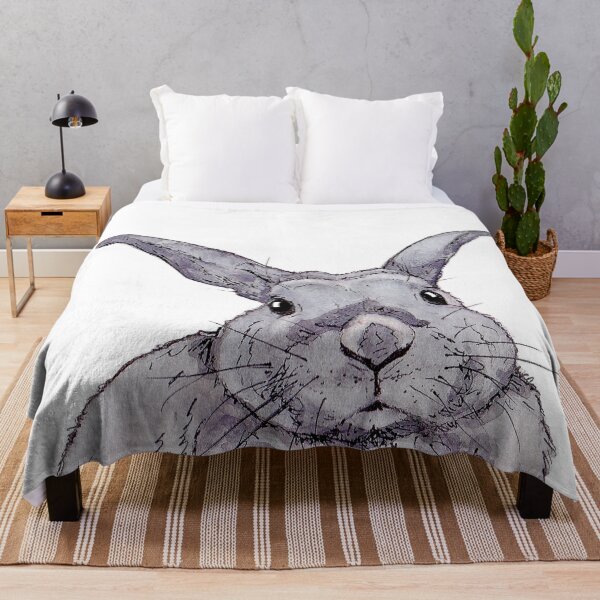 Item preview, Little Gray Bunny Rabbit designed and sold by inKseparable.