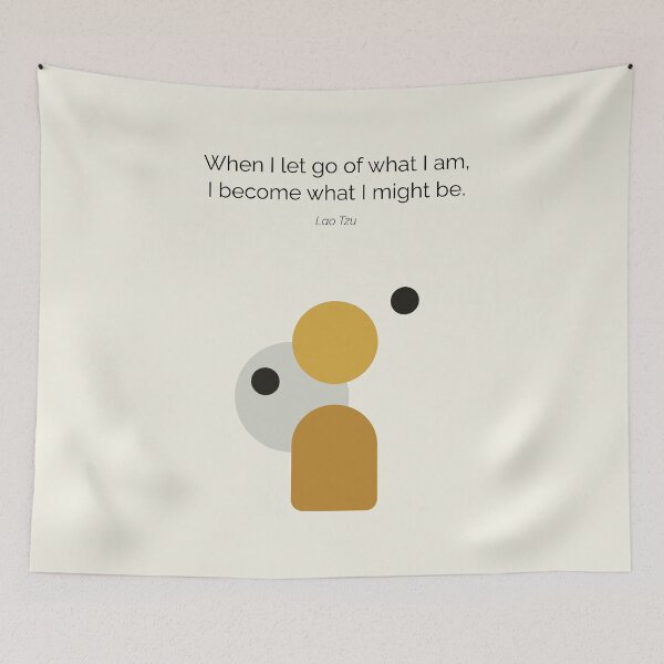 Item preview,  Lao Tzu Taoism Let Go Quote Artwork designed and sold by kakarikihill.