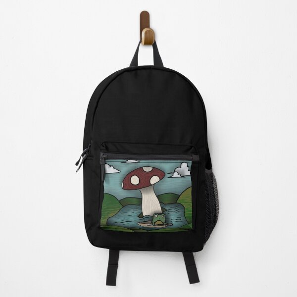 Item preview, Gothic Frog Canoeing Under Mushroom designed and sold by Evie Nevada.